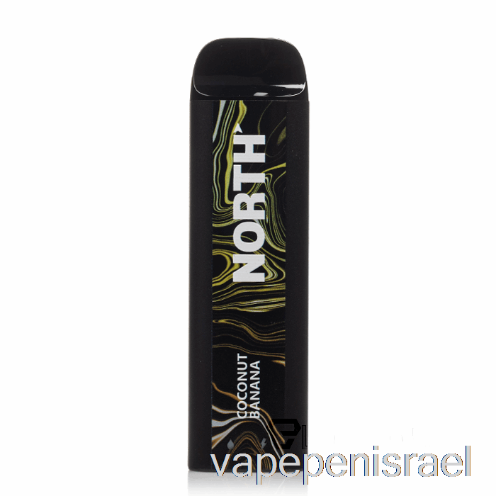 חד פעמי Vape Israel North 5000 בננה קוקוס חד פעמית